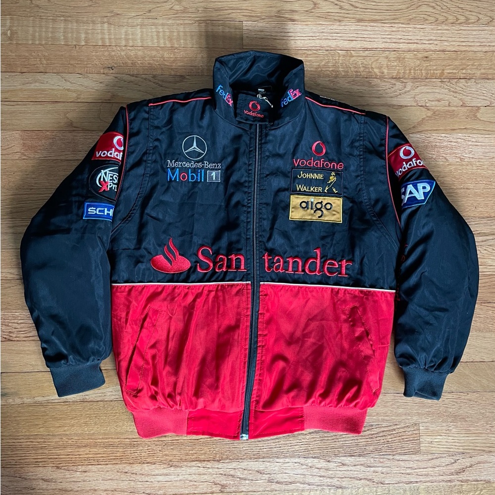 Formula 1 McLaren Racing Jacket Men’s F1 Embroidered Retro Y2k Unisex
